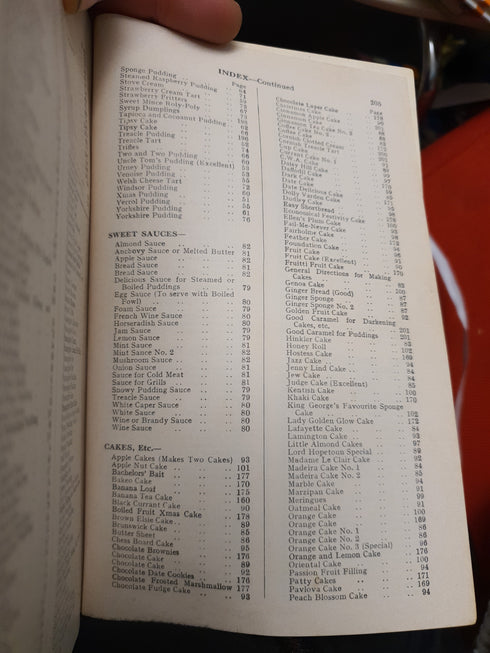 Bundaberg Branch CWA Cookery Book 1982